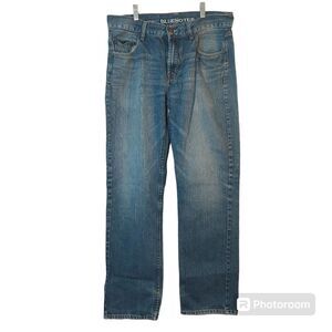 Bluenotes Men's Jeans Slim Straight Size 34/32 Blue Denim